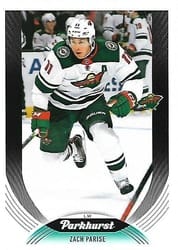 2020-21 Parkhurst Base Set Zach Parise #190 card