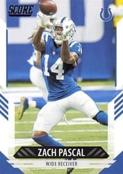 2021 Score Base Set Zach Pascal #166 card