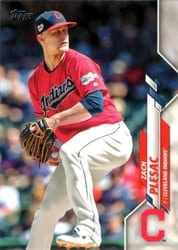 2020 Topps Base Set Zach Plesac #653 card