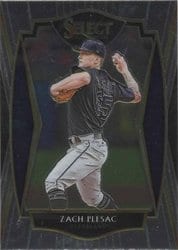 2021 Panini Select Base Set Zach Plesac #200 card