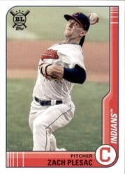 2021 Topps Big League Base Set Zach Plesac #219 card