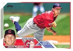 2023 Topps Base Set Zach Plesac #476 card