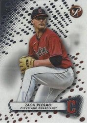 2023 Topps Pristine Base Set Zach Plesac #61 card