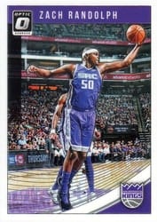 2018-19 Donruss Optic Base Set Zach Randolph #81 card
