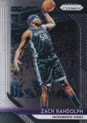 2018-19 Panini Prizm Base Set Zach Randolph #211 card