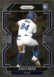 2022 Panini Prizm Base Set Zach Reks #116 card