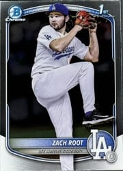 2025 Bowman Draft Chrome Zach Root #BDC-22 card