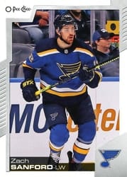2020-21 O-Pee-Chee Base Set Zach Sanford #141 card
