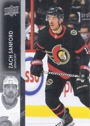 2021-22 Upper Deck Base Set Zach Sanford #609 card