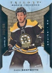 2019-20 Upper Deck Trilogy Base Set Zach Senyshyn #107 card