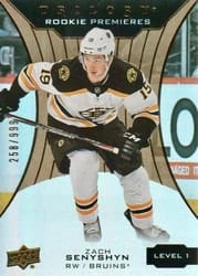 2019-20 Upper Deck Trilogy Base Set Zach Senyshyn #74 card