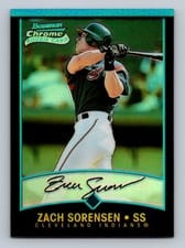 2001 Bowman Chrome Zach Sorensen #319 card