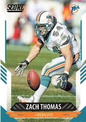 2021 Score Base Set Zach Thomas #33 card