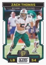 2023 Score Base Set Zach Thomas #279 card