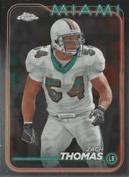 2024 Topps Chrome Base Set Zach Thomas #109 card