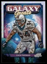 2024 Topps Chrome Cosmic Galaxy Greats Zach Thomas #GG-32 card