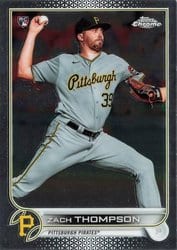 2022 Topps Chrome Base Set Zach Thompson #30 card