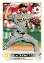 2022 Topps Japan Edition Base Set Zach Thompson #206 card
