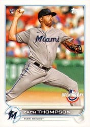 2022 Topps Opening Day Base Set Zach Thompson #11 card