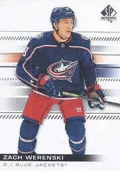2019-20 SP Authentic Base Set Zach Werenski #60 card