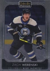 2021-22 O-Pee-Chee Platinum Base Set Zach Werenski #132 card