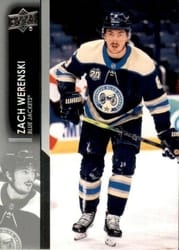 2021-22 Upper Deck Base Set Zach Werenski #57 card