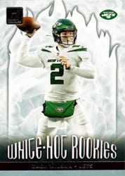 2021 Donruss White-Hot Rookies Zach Wilson #WHR-ZWI card
