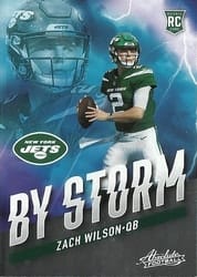 2021 Panini Absolute By Storm Zach Wilson #2 card