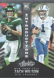 2021 Panini Absolute Introductions Zach Wilson #2 card
