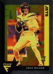 2021 Panini Chronicles Flux Rookies Zach Wilson #FX-2 card