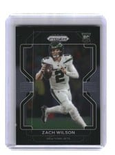 2021 Panini Chronicles Prizm Black Zach Wilson #PB-2 card