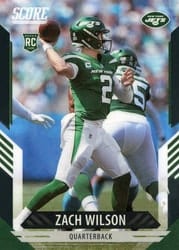 2021 Panini Chronicles Score Update Rookies Zach Wilson #402 card
