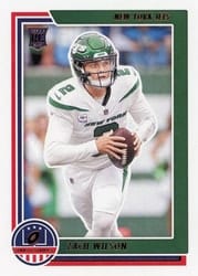 2021 Panini Chronicles Stars & Stripes Zach Wilson #STS-ZWI card