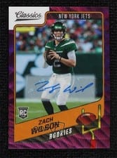 2021 Panini Classics Premium Edition Significant Signatures Zach Wilson #152 card