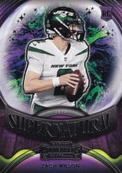 2021 Panini Contenders Supernatural Zach Wilson #SN-ZWI card