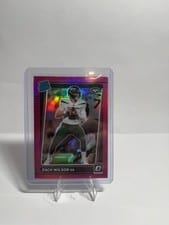 2021 Panini Donruss Optic Zach Wilson Purple Shock #202 card
