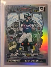 2021 Panini Donruss Optic Downtown Zach Wilson #DT-34 card