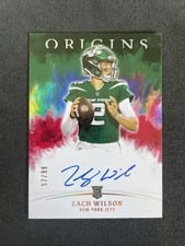 2021 Panini Origins Rookie Autographs Zach Wilson #RA-ZW card