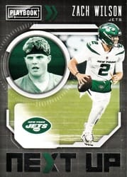2021 Panini Playbook Next Up Zach Wilson #NXT-ZWI card
