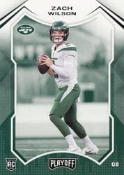 2021 Panini Playoff Base Set Zach Wilson #202 card