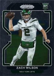 2021 Panini Prizm Base Set Zach Wilson #332 card