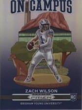 2021 Panini Prizm Draft Picks On Campus Zach Wilson #OC-ZW card