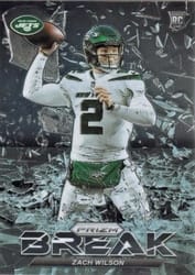 2021 Panini Prizm Prizm Break Zach Wilson #4 card