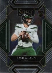 2021 Panini Select Base Set Zach Wilson #244 card