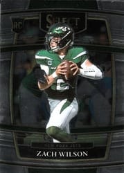 2021 Panini Select Base Set Zach Wilson #44 card