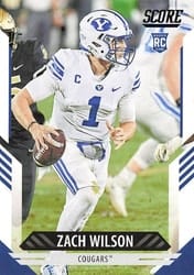 2021 Score Base Set Zach Wilson #304 card