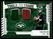 2022 Panini Absolute Tools of the Trade Double Zach Wilson #TTD-8