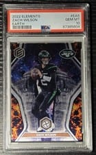2022 Panini Elements Earth Zach Wilson #EA-5 card