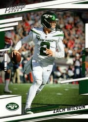2022 Panini Prestige Base Set Zach Wilson #225 card