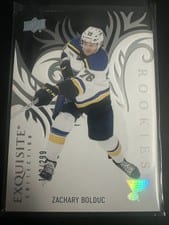 2024-25 Upper Deck Ice Exquisite Collection Rookies Zachary Bolduc #R-3 card